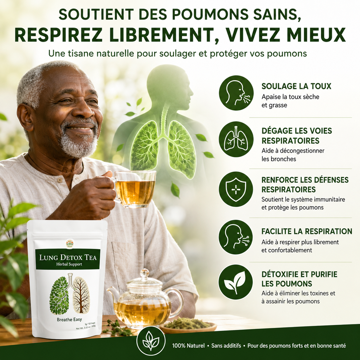 Thé Détox Respiration - La Solution Naturelle pour Respirer Librement et Retrouver un Souffle Léger !