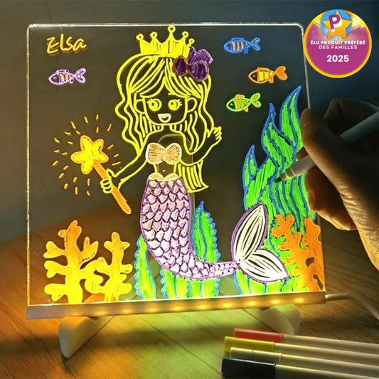 Tablette à dessin lumineuse AfriKids