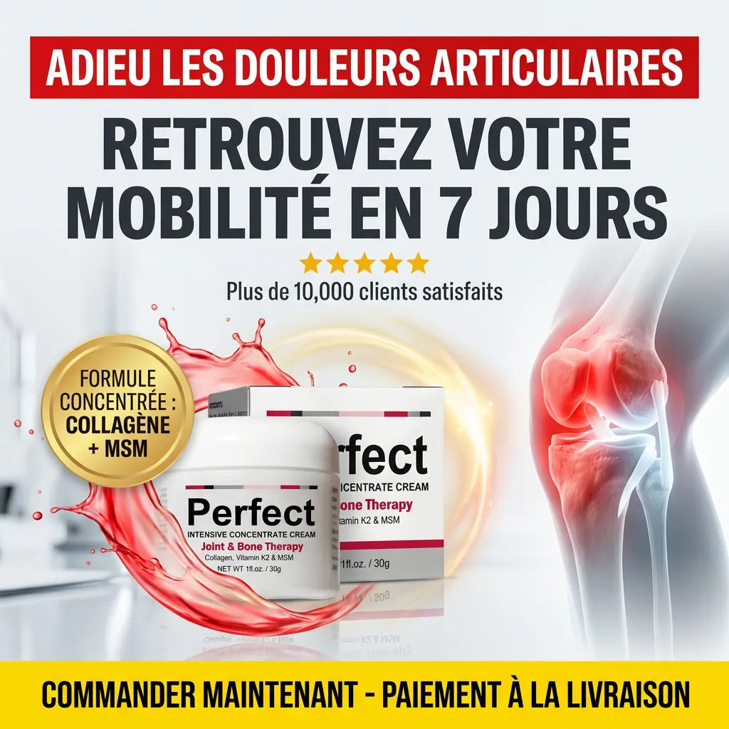 Crème thérapeutique pour les articulations