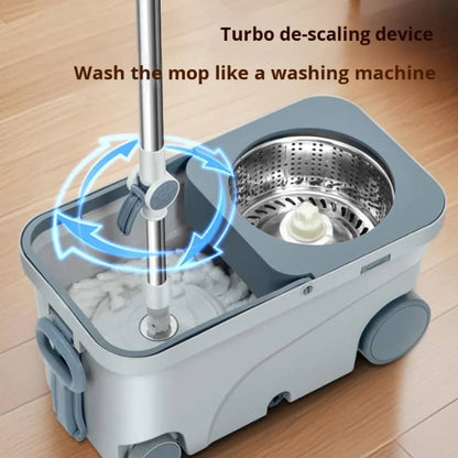 🧼 SERPILLIÈRE ROTATIVE 360° – SÉPARATION SEC / HUMIDE