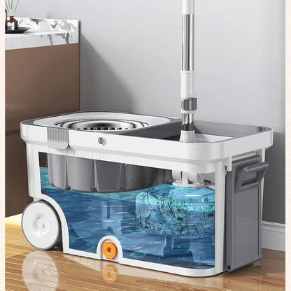 🧼 SERPILLIÈRE ROTATIVE 360° – SÉPARATION SEC / HUMIDE